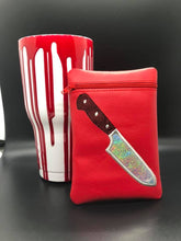 Load image into Gallery viewer, Knife Applique ITH Bag 5 sizes available machine embroidery design DIGITAL DOWNLOAD