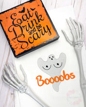 Load image into Gallery viewer, Boooobs Machine Embroidery Design 5 sizes included DIGITAL DOWNLOAD