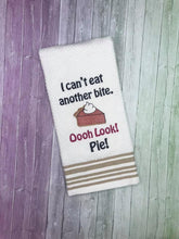 Load image into Gallery viewer, Ooh look! Pie machine embroidery design 4x4 &amp; 5x7 sizes included DIGITAL DOWNLOAD
