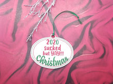 Load image into Gallery viewer,  Yay Christmas! Ornament 4x4 machine embroidery design DIGITAL DOWNLOAD