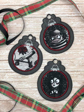 Load image into Gallery viewer, Minimalist applique Ornament Set of 3 designs Machine Embroidery Design DIGITAL DOWNLOAD