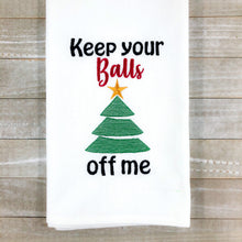 Load image into Gallery viewer, Keep your balls off me machine embroidery design 5 sizes included DIGITAL DOWNLOAD