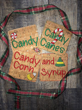 Load image into Gallery viewer, Elf Coaster Set of 4 machine embroidery designs DIGITAL DOWNLOAD