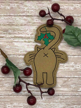 Load image into Gallery viewer, Cat Butt Ornament 4x4 machine embroidery design DIGITAL DOWNLOAD