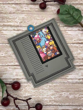 Load image into Gallery viewer, Game Cartridge Applique Bookmark machine embroidery design DIGITAL DOWNLOAD