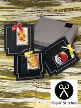 Load image into Gallery viewer, Game Cartridge Applique Bookmark machine embroidery design DIGITAL DOWNLOAD