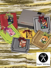 Load image into Gallery viewer, Game Cartridge Applique Bookmark machine embroidery design DIGITAL DOWNLOAD