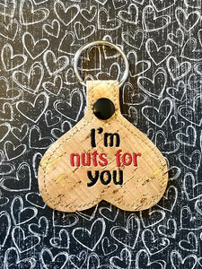 Nuts for you Snap tab single and multi files included machine embroidery design DIGITAL DOWNLOAD