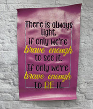 Load image into Gallery viewer, There is always light machine embroidery design (4 sizes included) DIGITAL DOWNLOAD