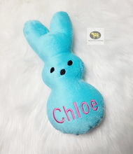 Load image into Gallery viewer, Marshmallow Bunny Easter set (includes snap tab, charm, bookmark &amp; stuffies) machine embroidery design (DIGITAL DOWNLOAD)
