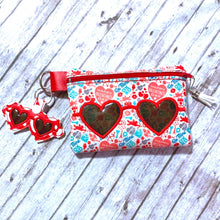 Load image into Gallery viewer, Heart Glasses Applique set machine embroidery design DIGITAL DOWNLOAD