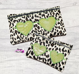 Heart Glasses Applique set machine embroidery design DIGITAL DOWNLOAD