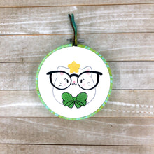Load image into Gallery viewer, Glasses Kitty machine embroidery design (5 sizes included) DIGITAL DOWNLOAD