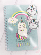 Load image into Gallery viewer, Fat Unicorn Feltie (single &amp; multi included) machine embroidery design DIGITAL DOWNLOAD