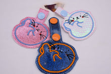 Load image into Gallery viewer, Seal snap tab machine embroidery design (single &amp; multi files included) DIGITAL DOWNLOAD