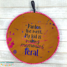 Load image into Gallery viewer, Feral machine embroidery design (4 sizes and 2 versions included) DIGITAL DOWNLOAD