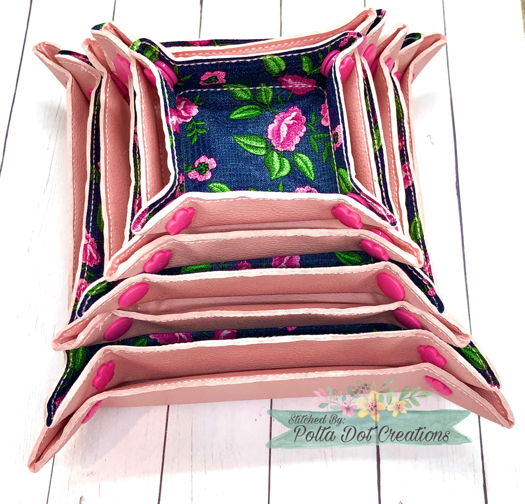 ITH Tray set of 6 sizes machine embroidery design DIGITAL DOWNLOAD