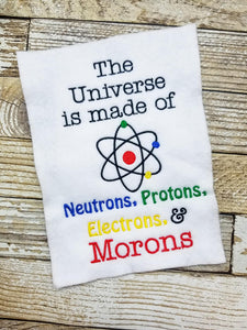 The Universe is made up of machine embroidery design (4 sizes included) DIGITAL DOWNLOAD