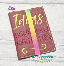 Load image into Gallery viewer, Ideas that seemed good at 3 am notebook cover (2 sizes available) machine embroidery design DIGITAL DOWNLOAD