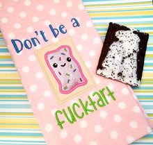 Load image into Gallery viewer, F*cktart Applique machine embroidery design (5 sizes included) DIGITAL DOWNLOAD