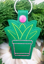 Load image into Gallery viewer, Plant Lover Snap tab Set of 3 designs (single &amp; multi files included) machine embroidery design DIGITAL DOWNLOAD