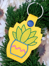 Load image into Gallery viewer, Plant Lover Snap tab Set of 3 designs (single &amp; multi files included) machine embroidery design DIGITAL DOWNLOAD