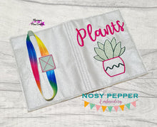 Load image into Gallery viewer, Plants Notebook Cover 2 sizes available machine embroidery design DIGITAL DOWNLOAD