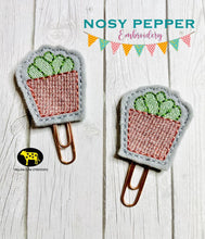 Load image into Gallery viewer, Plant Feltie machine embroidery design (single &amp; multi file included) DIGITAL DOWNLOAD