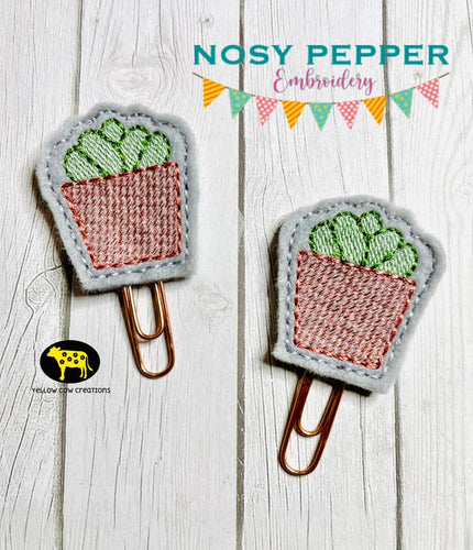Plant Feltie machine embroidery design (single & multi file included) DIGITAL DOWNLOAD