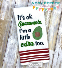 Load image into Gallery viewer, It&#39;s ok guacamole machine embroidery design (4 sizes included) DIGITAL DOWNLOAD