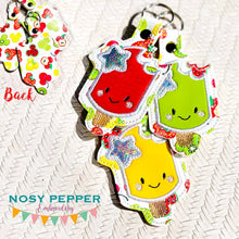 Load image into Gallery viewer, Popsicle Star applique Snap tab (single &amp; multi files included) machine embroidery design DIGITAL DOWNLOAD