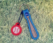 Load image into Gallery viewer, Baseball sketchy snap tab and charm set (single &amp; Multi files included) machine embroidery design DIGITAL DOWNLOAD