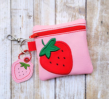 Load image into Gallery viewer, Strawberry Applique Set (includes 7 designs) machine embroidery design DIGITAL DOWNLOAD