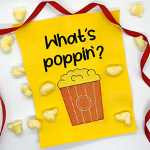 Load image into Gallery viewer, What&#39;s poppin&#39;? Machine embroidery design includes sketch and applique version in 5 sizes DIGITAL DOWNLOAD