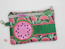 Load image into Gallery viewer, Applique Watermelon ITH Bag (4 sizes available) machine embroidery design DIGITAL DOWNLOAD