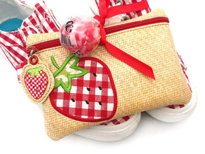 Strawberry Applique Set (includes 7 designs) machine embroidery design DIGITAL DOWNLOAD