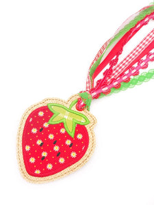 Strawberry Applique Set (includes 7 designs) machine embroidery design DIGITAL DOWNLOAD