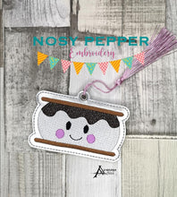 Load image into Gallery viewer, Smore bookmark machine embroidery design DIGITAL DOWNLOAD