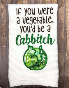 Cabb*tch applique machine embroidery design (4 sizes included) DIGITAL DOWNLOAD