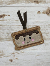 Load image into Gallery viewer,  Smore bookmark machine embroidery design DIGITAL DOWNLOAD
