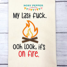 Load image into Gallery viewer, My last f*ck embroidery design (5 sizes included) machine embroidery design DIGITAL DOWNLOAD
