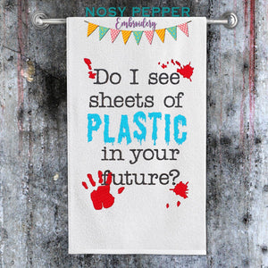 Do I see sheets of plastic in your future machine embroidery design (4 sizes included) DIGITAL DOWNLOAD