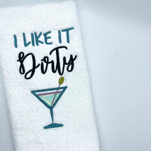 I like it dirty applique machine embroidery design (4 sizes included) DIGITAL DOWNLOAD