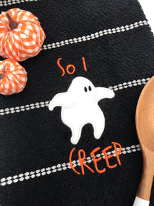 So I creep applique (5 sizes included) machine embroidery design DIGITAL DOWNLOAD