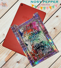 Load image into Gallery viewer, ITH Applique Tablet Sleeve (8 sizes included) machine embroidery design DIGITAL DOWNLOAD