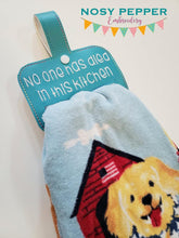 Load image into Gallery viewer, No one has died towel topper (5x7 &amp; 5x10 versions included) machine embroidery design DIGITAL DOWNLOAD