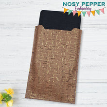 Load image into Gallery viewer, ITH Applique Tablet Sleeve (8 sizes included) machine embroidery design DIGITAL DOWNLOAD