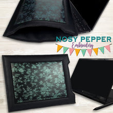 Load image into Gallery viewer, ITH Applique Tablet Sleeve (8 sizes included) machine embroidery design DIGITAL DOWNLOAD