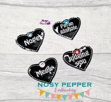 Load image into Gallery viewer, Cat tags (set of 5 designs) machine embroidery design DIGITAL DOWNLOAD