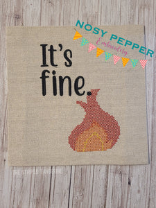 it's fine machine embroidery design (5 sizes included) DIGITAL DOWNLOAD